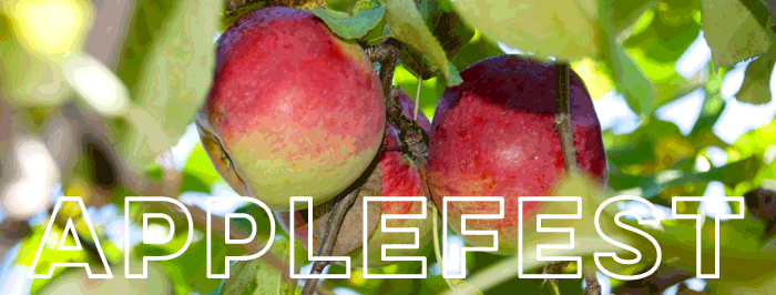 Red apples for AppleFest